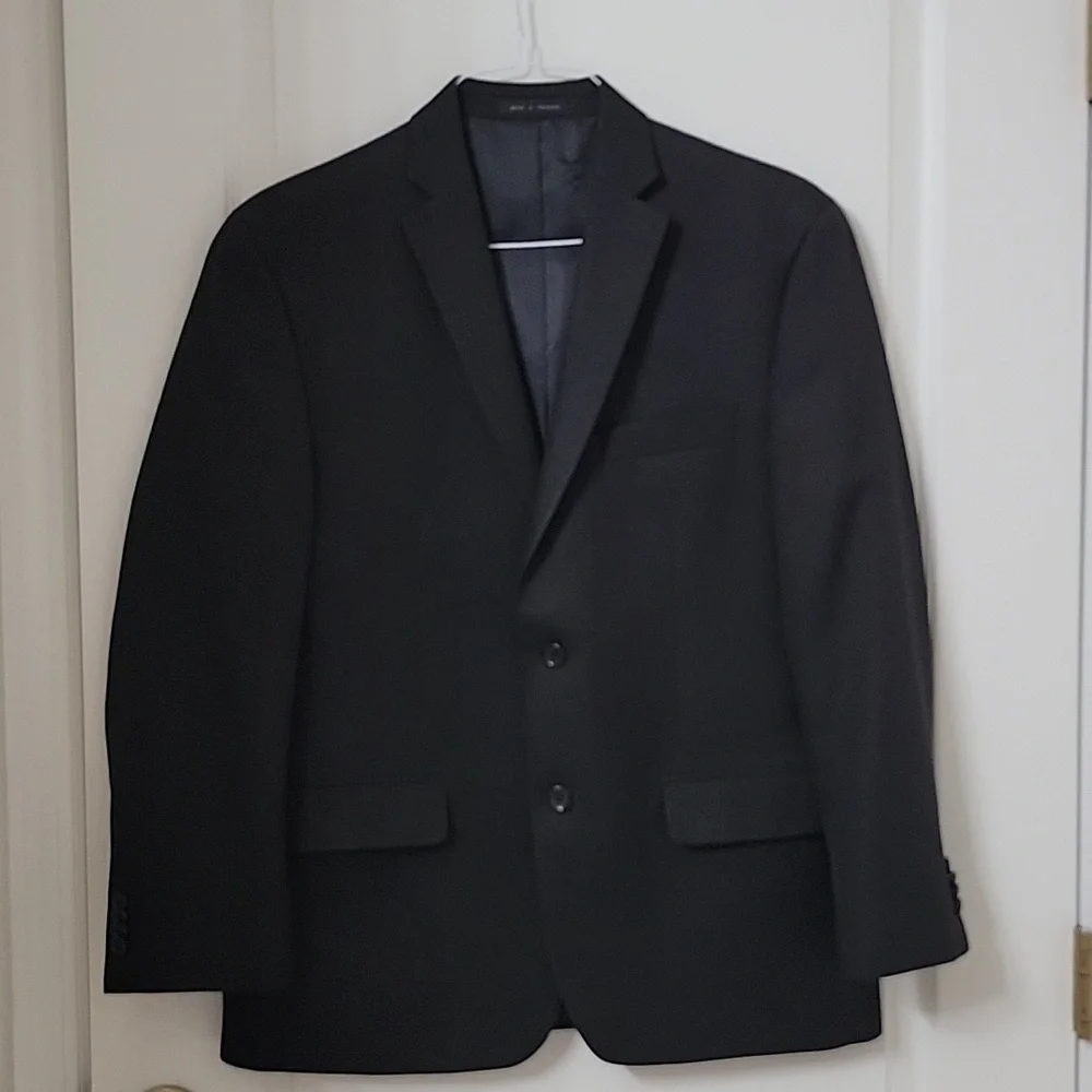MICHAEL Michael Kors Size 40S Black Textured Sport Coat / Blazer, Like New Cond.